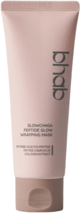 bhab SLOWCHAGA™ Peptide Glow Wrapping Mask