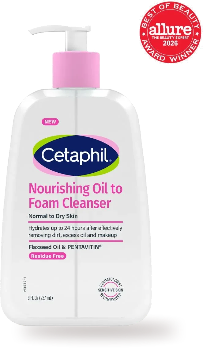 Cetaphil Nourishing Oil to Foam Cleanser