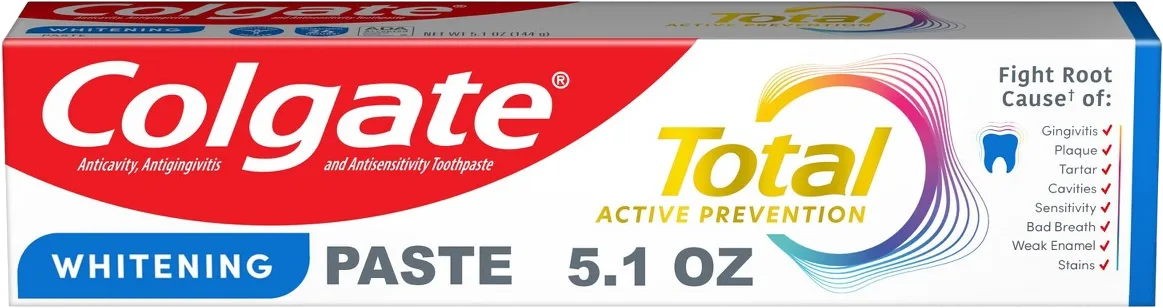 Colgate Total Active Prevention Whitening Toothpaste