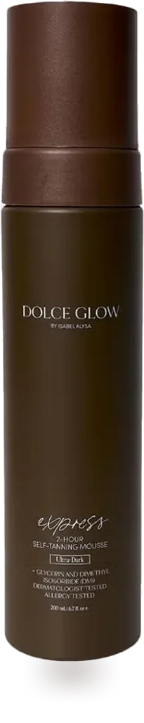 Dolce Glow 2-Hour Express Self-Tanning Mousse in Ultra Dark