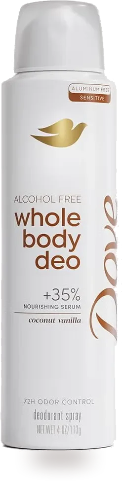 Dove Alcohol-Free Whole Body Deodorant