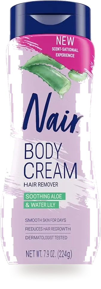 Nair Body Cream With Soothing Aloe & Water Lily