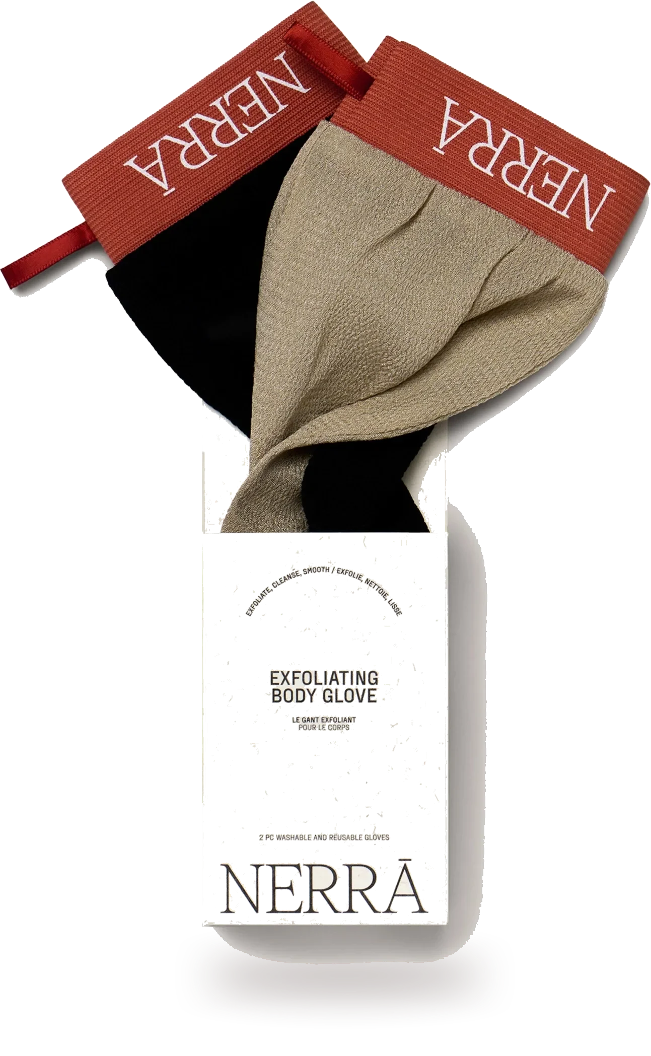 NERRĀ Exfoliating Body Glove Set