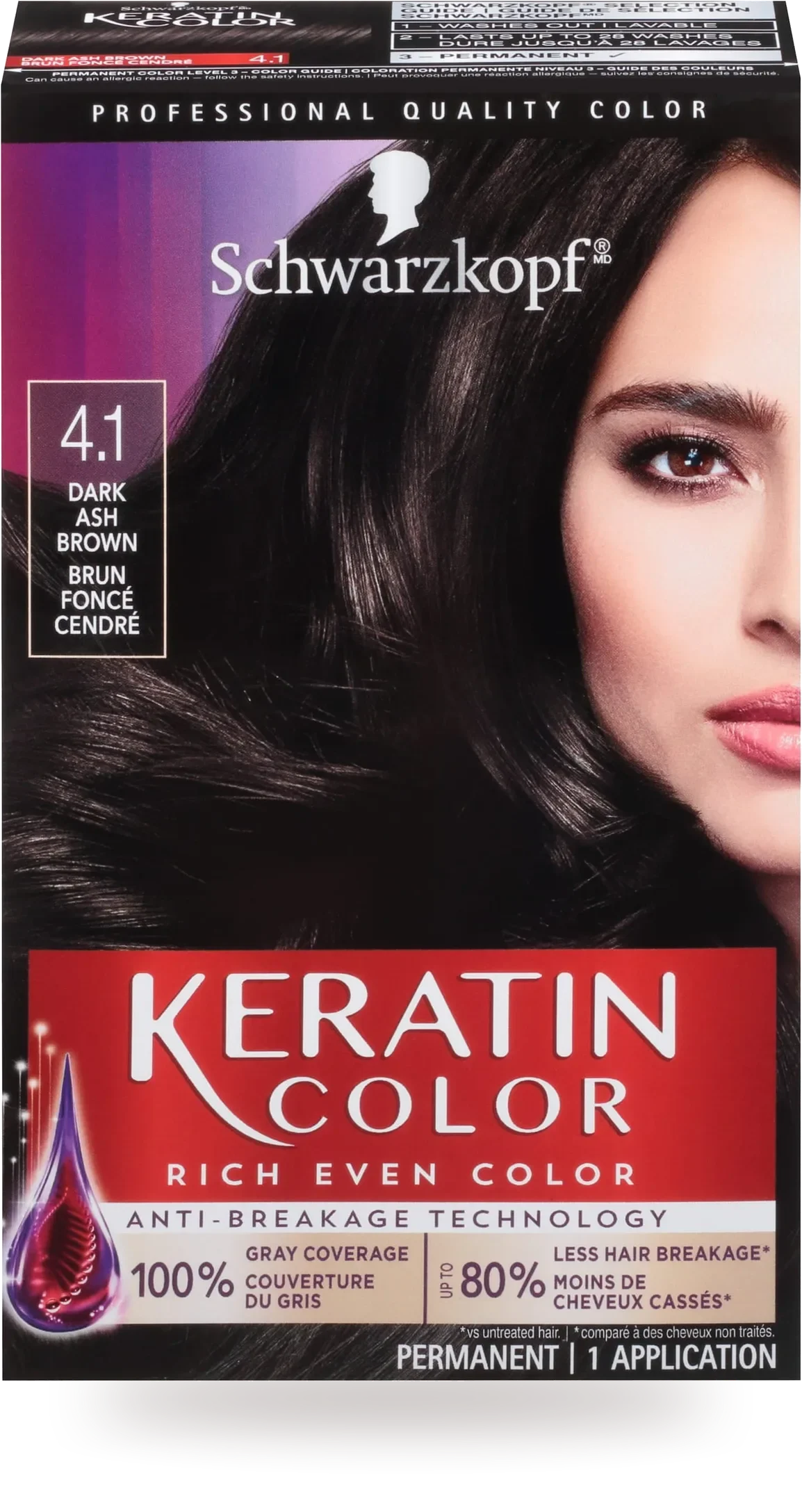 Schwarzkopf Keratin Color Root Permanent Hair Color Kit
