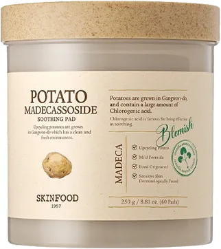 SKINFOOD Potato Madecassoside Soothing Pad