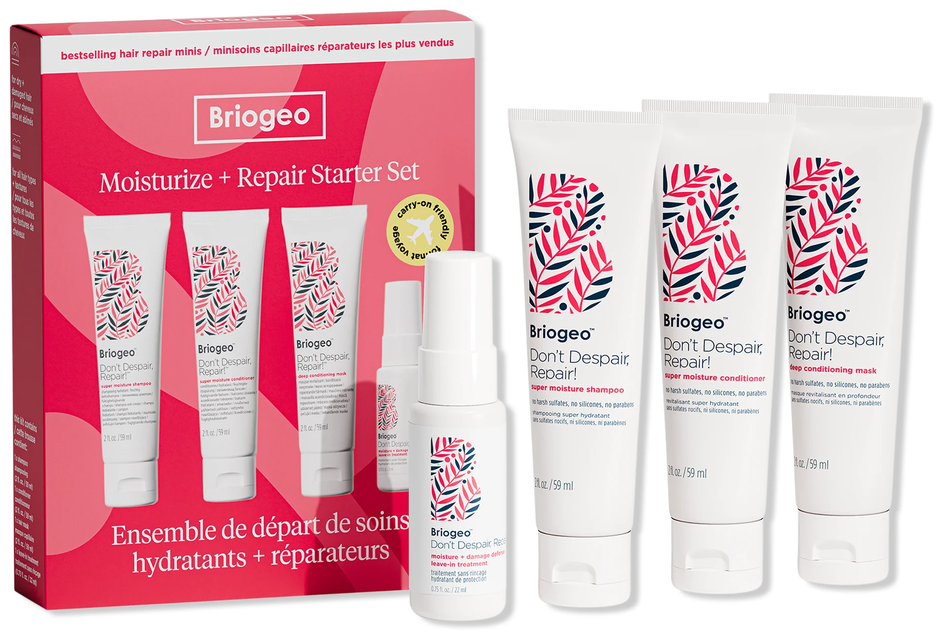 Briogeo Don't Despair, Repair! Super Moisture Shampoo & Conditioner