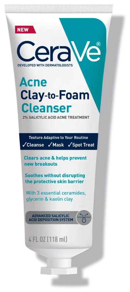 CeraVe Acne Clay To Foam Cleanser