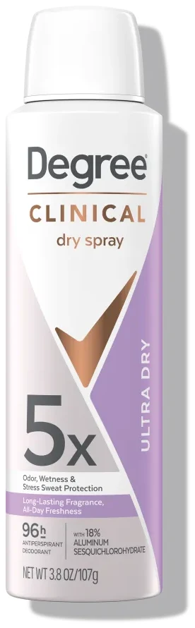 Degree Clinical 5X Ultra Dry Spray