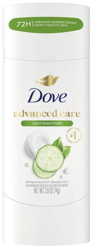 Dove Advanced Care Cool Essentials Antiperspirant Deodorant Stick