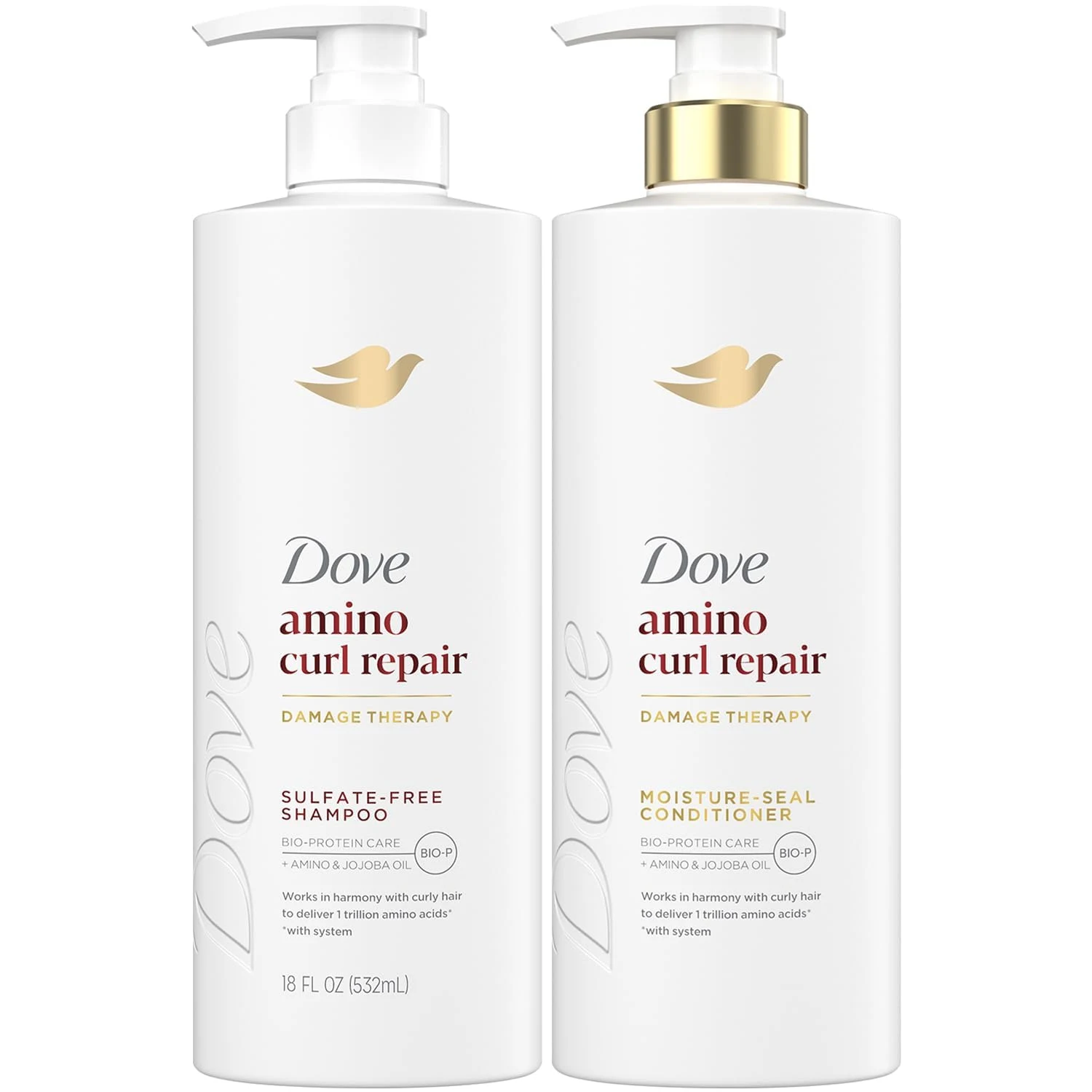 Dove Amino Curl Repair Shampoo & Conditioner