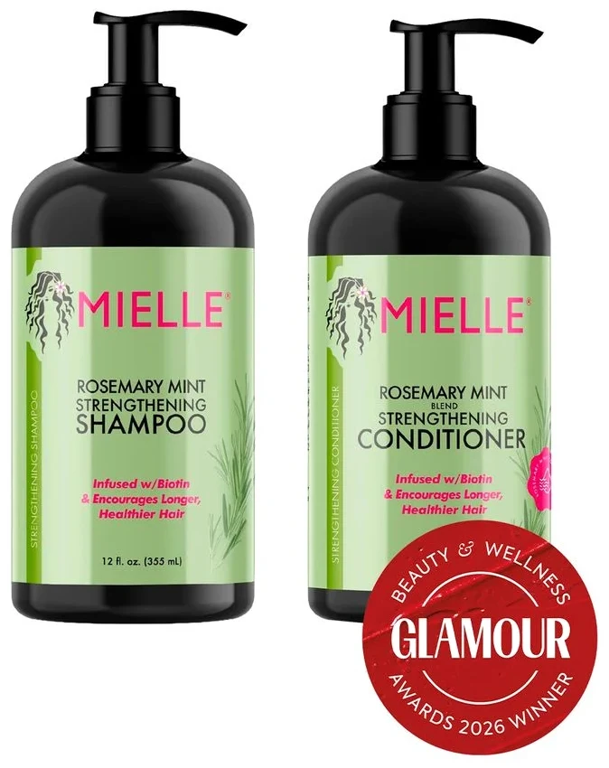 Mielle Organics Rosemary Mint Strengthening Shampoo & Conditioner