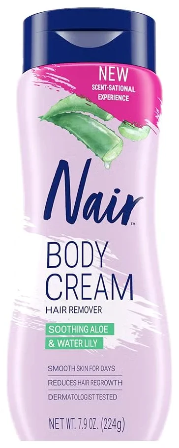 Nair Body Cream With Soothing Aloe & Water Lily