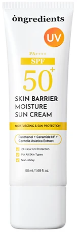 ongredients Skin Barrier Moisture Sun Cream [SPF50+/PA++++]