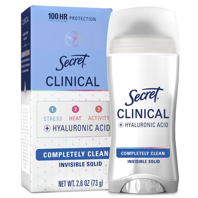Secret Clinical Invisible Solid Antiperspirant Completely Clean
