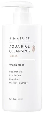 SNATURE Aqua Rice Cleansing Milk