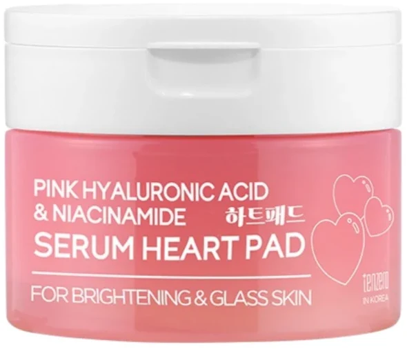 tenzero Pink Hyaluronic Acid Niacinamide Serum Heart Pad