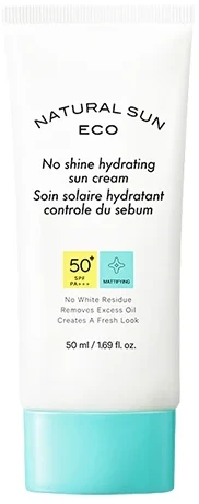 THE FACE SHOP NaturalSun Eco No Shine Hydrating Sun Cream [SPF50+/PA+++]