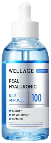 WELLAGE Real Hyaluronic Blue 100 Ampoule